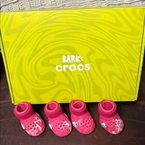 Pink pet dog crocs Shoes